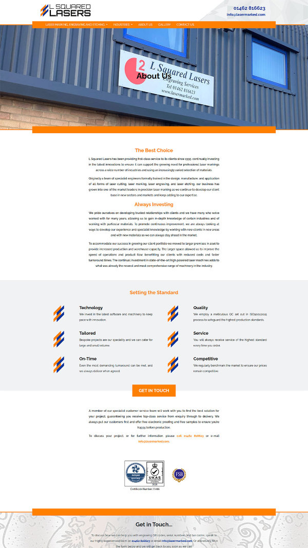 see how we helped lasermarked achieve two excellent orders